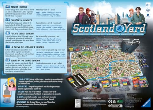 Ravensburger Scotland Yard 27515 Family Game Board Game for Children and Adults Game of the Year for 2-6 Players from 8 Years - Image 3