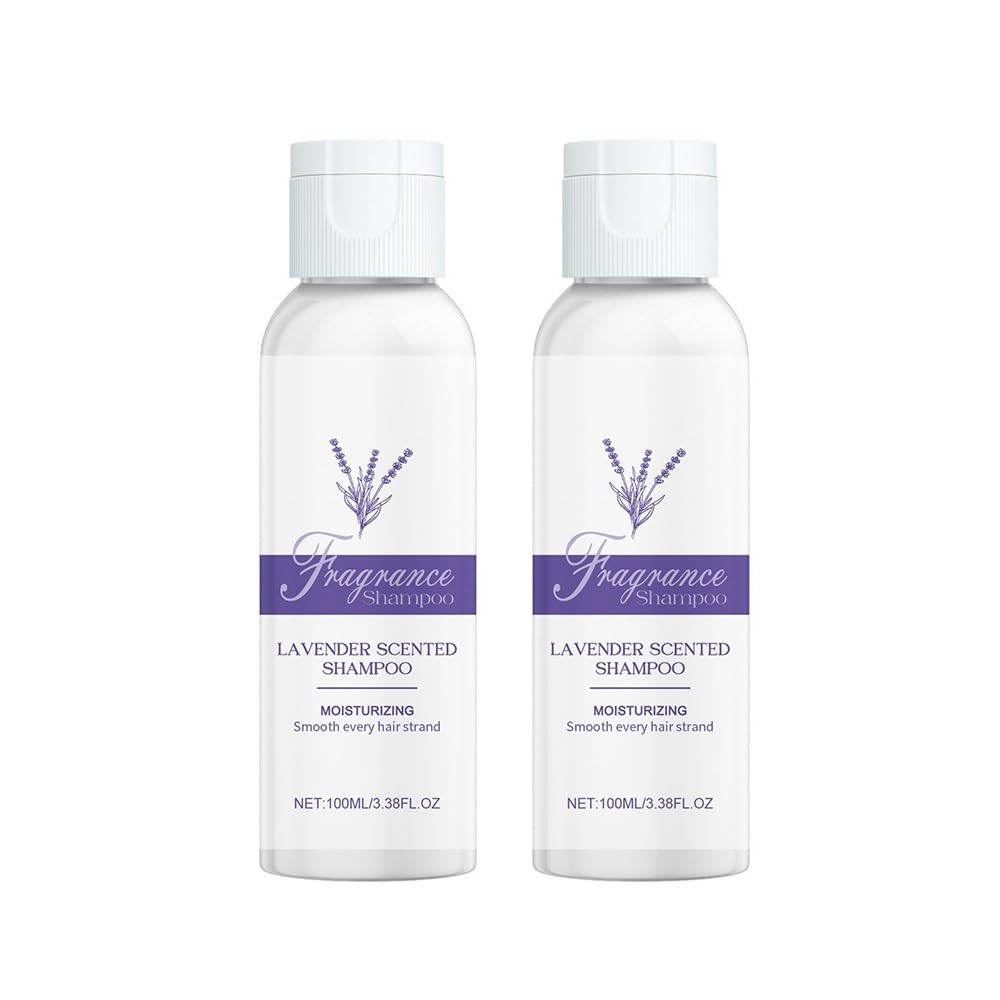 Shampoo nutriente for capelli alla fragranza di lavanda, detergente detergente delicato non irritante for ciocche luminose idratate e setose