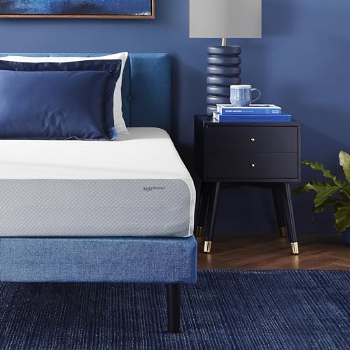 Amazon Basics Memory Foam Mattress, Soft Plush Feel, 8...