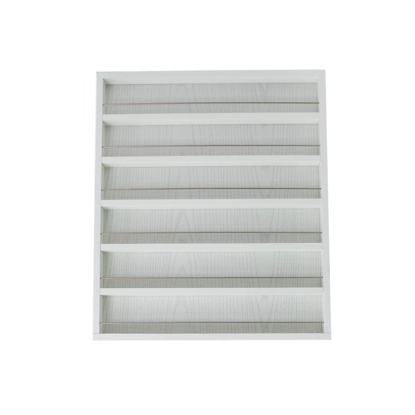 MAYAKOBA ALERA Nail Polish Wood Rack Holds Up To 90 Nail Polish Bottles Nail Salon Tattoo Ink Organization Furniture, White