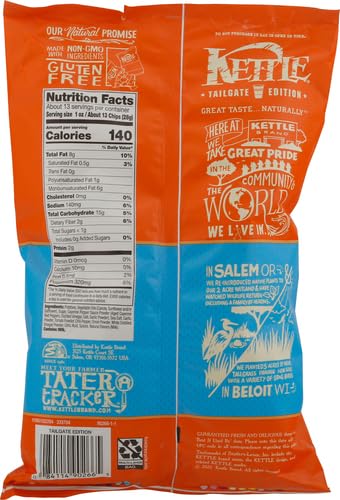 Image of Kettle Brand Potato Chips Buffalo Bleu Flavored, 12.5 Oz
