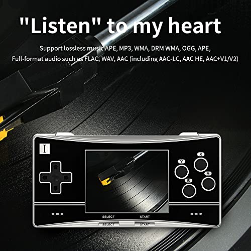 Image of RG300X Portable Retro Handheld Game Console 3.0 inch IPS Screen Built-in 64G TF Card Pre-Installed 5171 Classic Games 4770 2500 mAh Battery with Vibrating Motor (RG300X-Black)