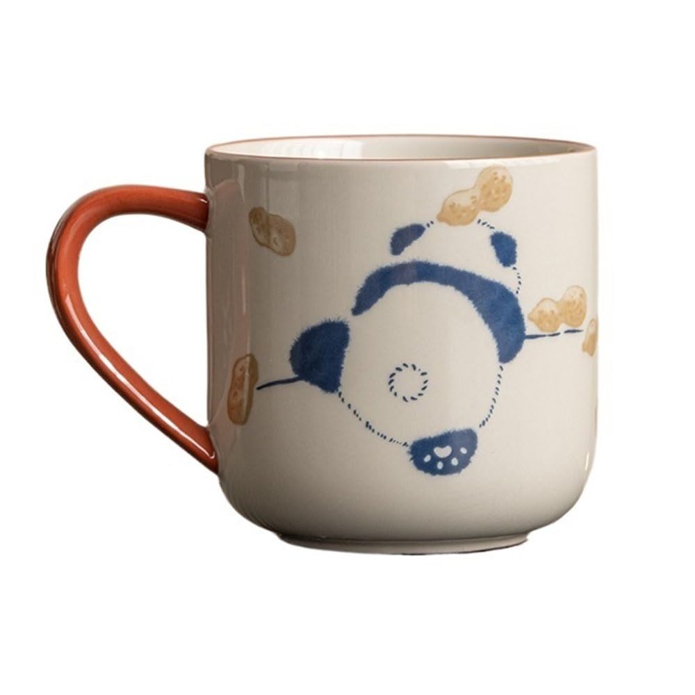 LIBANGRONG-888 Mugs Giant Panda Large Capacity Ceramic Cup with Handle Mug for Home Office Café Milk Cereal Yogurt Tea Milk Tea Cup
