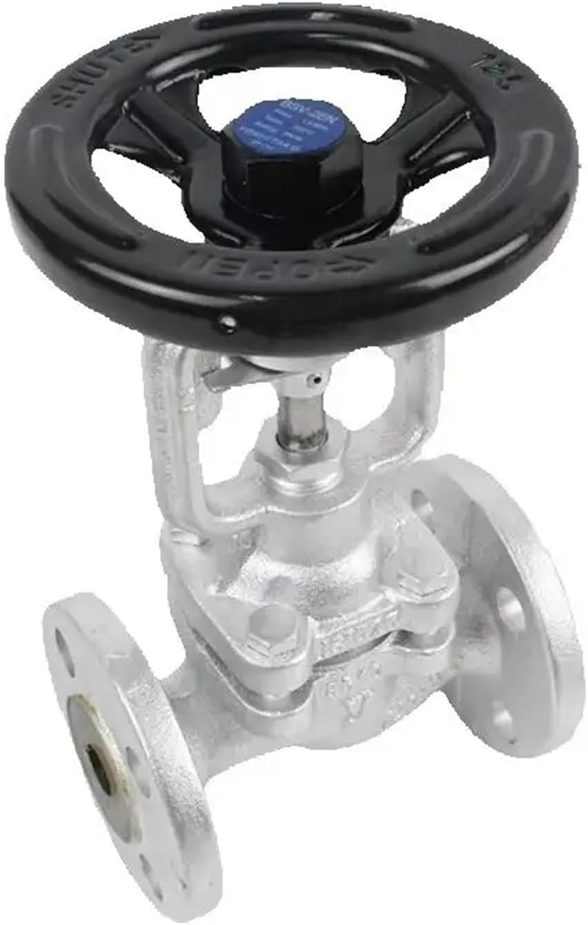 BSV-2EN DN15 DN20 DN25 Bellows Sealed Globe Valve for Steam Air Cold And Hot Water Oil(DN15)