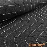 Moving Blankets 72"x80" 12 Pack, (45 lb/dz Weight), Heavy Duty Moving Blanket, Deluxe Quality Padded Packing Blankets for Furniture Shipping and Storage (Black) - Image 4