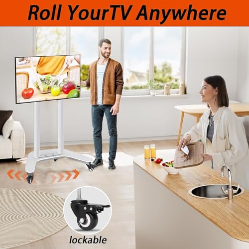 Soporte móvil para TV de piso para 32-60 pulgadas miniatura 6