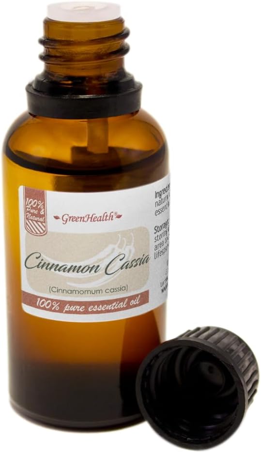 1 fl oz - Cinnamon Cassia Essential Oil (100% Pure & Uncut) - GreenHealth image 2