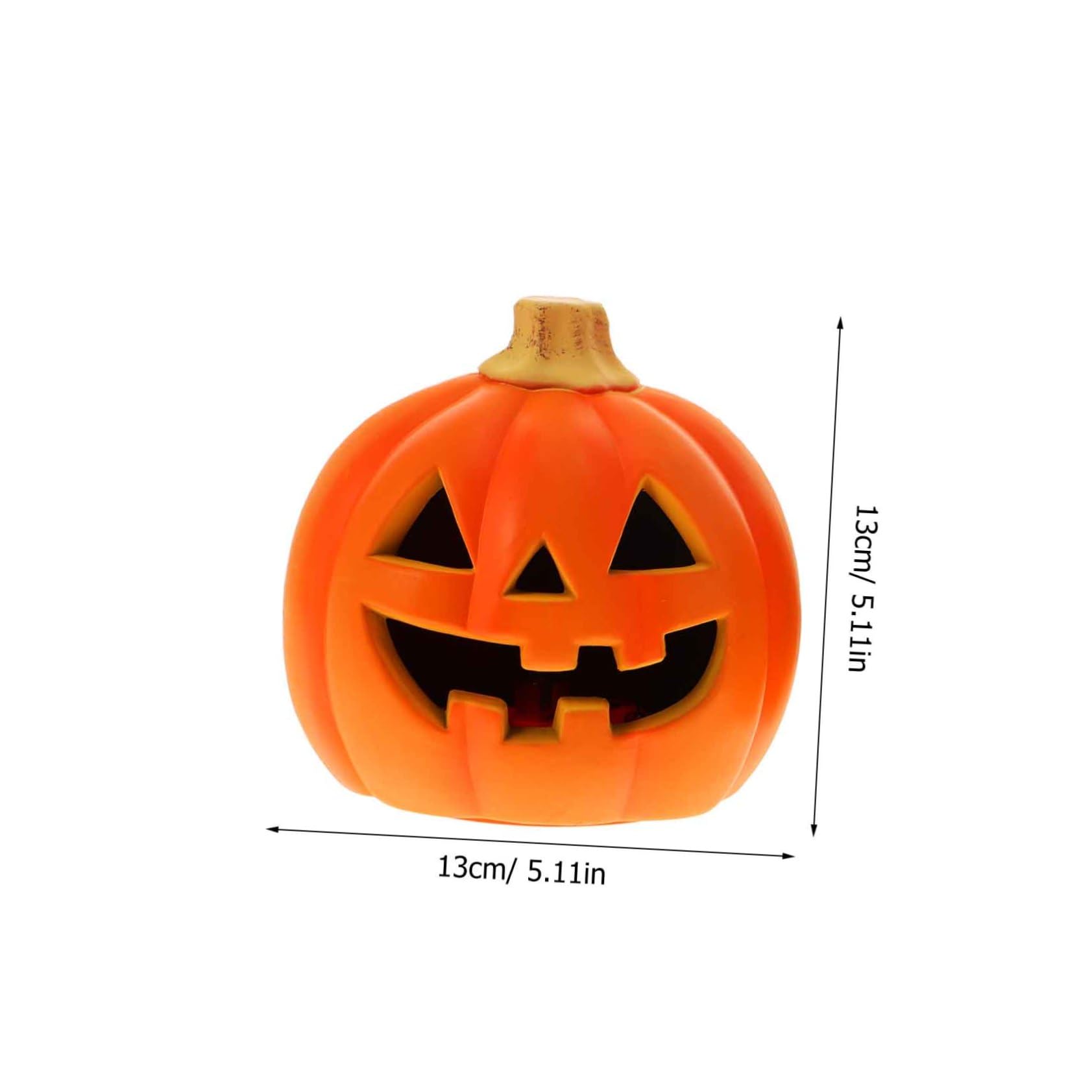Mipcase 2pcs Halloween Pumpkin Light Cartoon Pumpkin Lamp for Festive Decorations for Parties Autumn Events and Halloween Celebrations