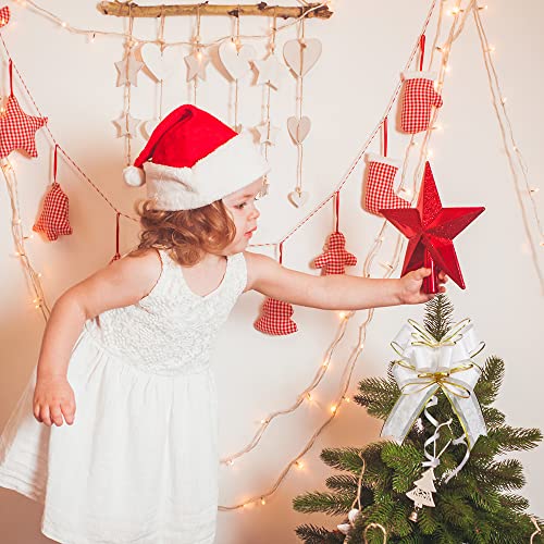 Wewiluck Pull Bows For Gift Wrapping, 15 Pcs Large Gift Bow Bulk For Presents Package, Gift Baskets, Christmas, Wedding, And Party Decor (White With Tulle & Gold Line, 6 Inches) #TOP4