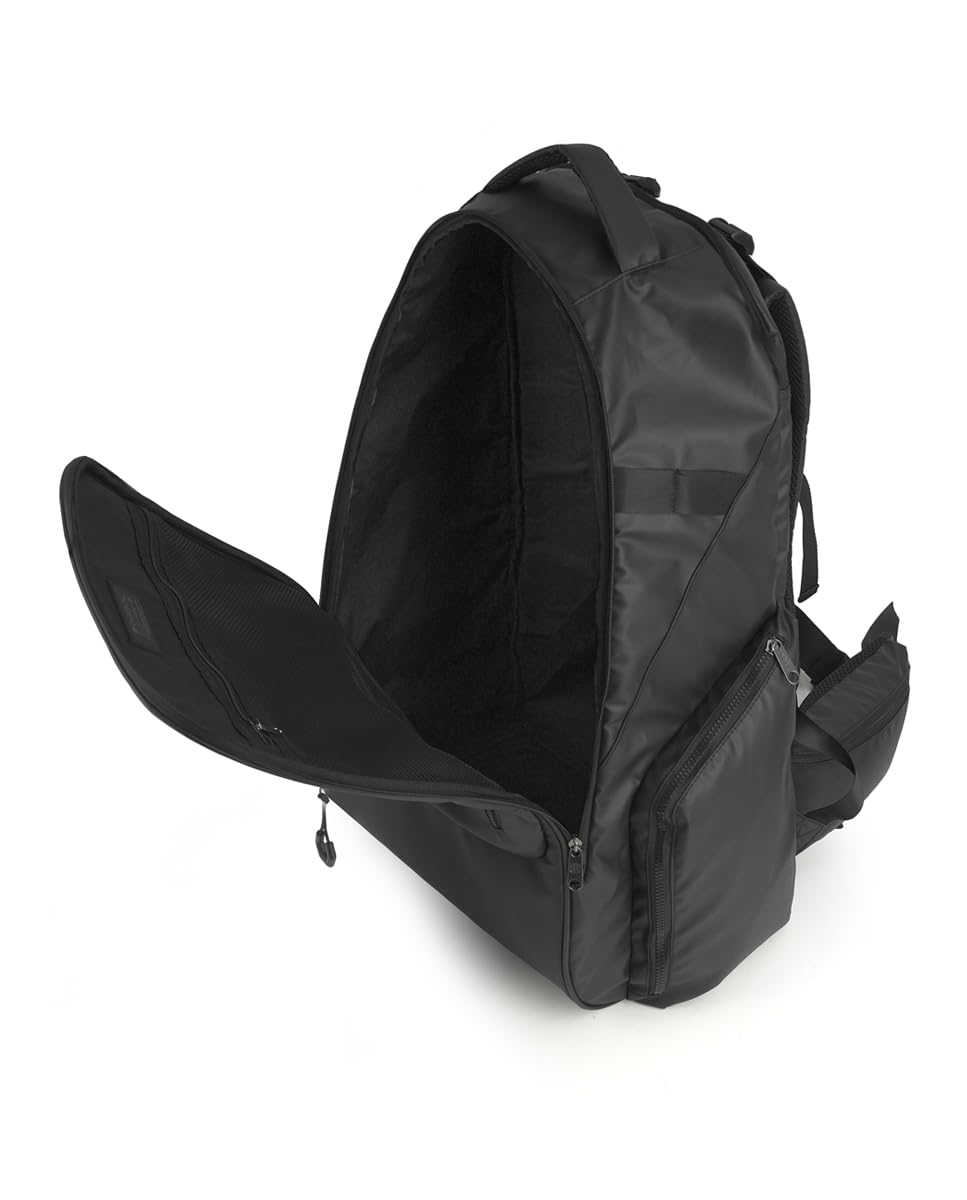 Gabol - Mochila de Viaje Multibolsillos Canada 34x61x35 cm con Capacidad 45 L y Peso 1,14 kg - 2 Compartimentos y Organizador Interno - Diseño Español en Poliéster Resinado - Negro
