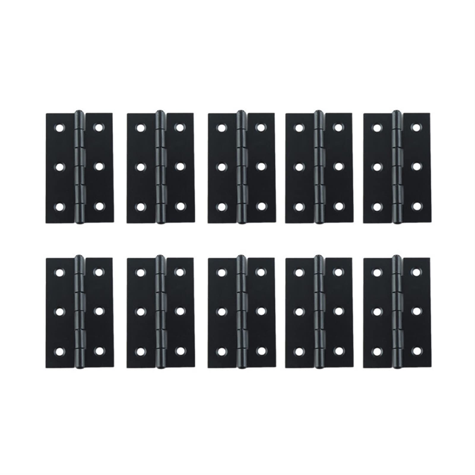 Nvsfzgiyg Nero 10Pcs Hinges, Black Door, Butt, Ball Bearing, Cabinet, For Interior Doors