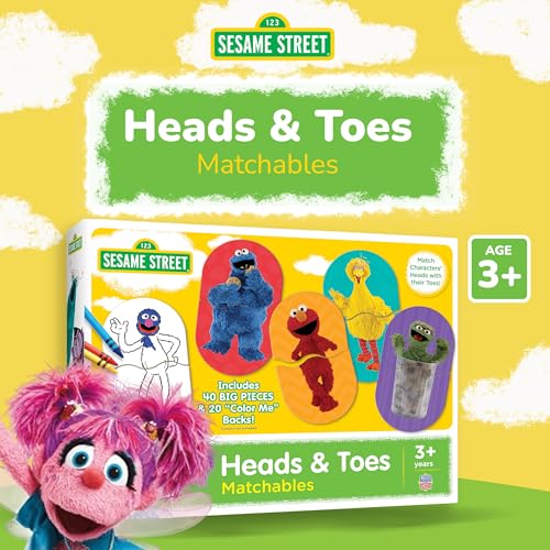 Sesame Street Heads & Toes Matching Game miniatura 3
