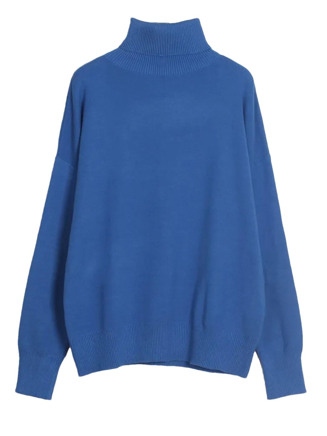 Maglione da donna a collo alto lavorato a maglia