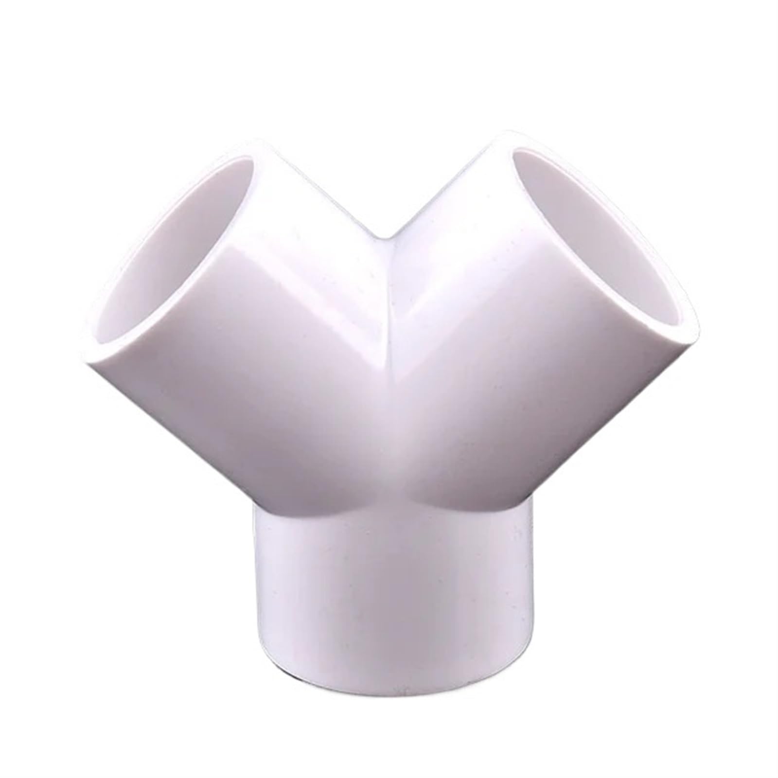 Raccordi per Tubi dell'Acqua, Raccordo a T in PVC Tipo Y for irrigazione da Giardino e Serbatoio dell'Acqua Multicolore 20-63 mm(White,Inner Dia 50mm)
