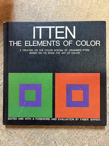 1970 Vtg Elements of Color Johannes Itten Art Theory System Mixing Design Effect [Hardcover] Johannes Itten