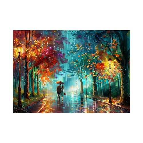 Tableau paysage abstrait 50x70cm toile moderne pour salon