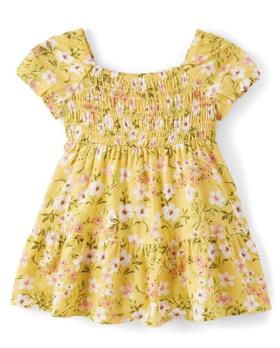 Image of The Children's Place Baby-Girls and Toddler Tiered Dress, Short Sleeve