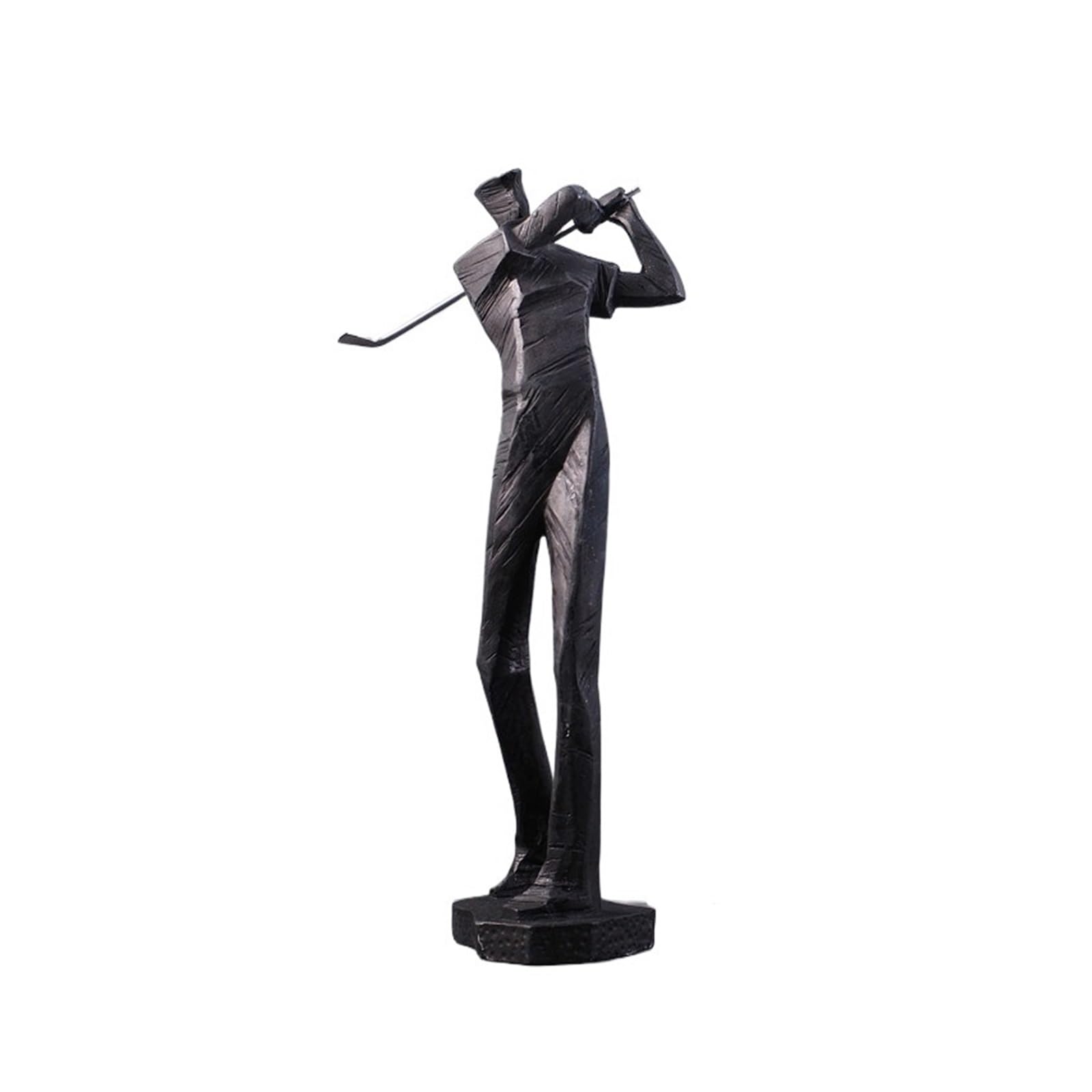 DFHS46JK Table Decorations Artistic Abstract Figure Sculptures Living Room Creative Decorations for Study Desks and Cabinets Art Statue(Black)