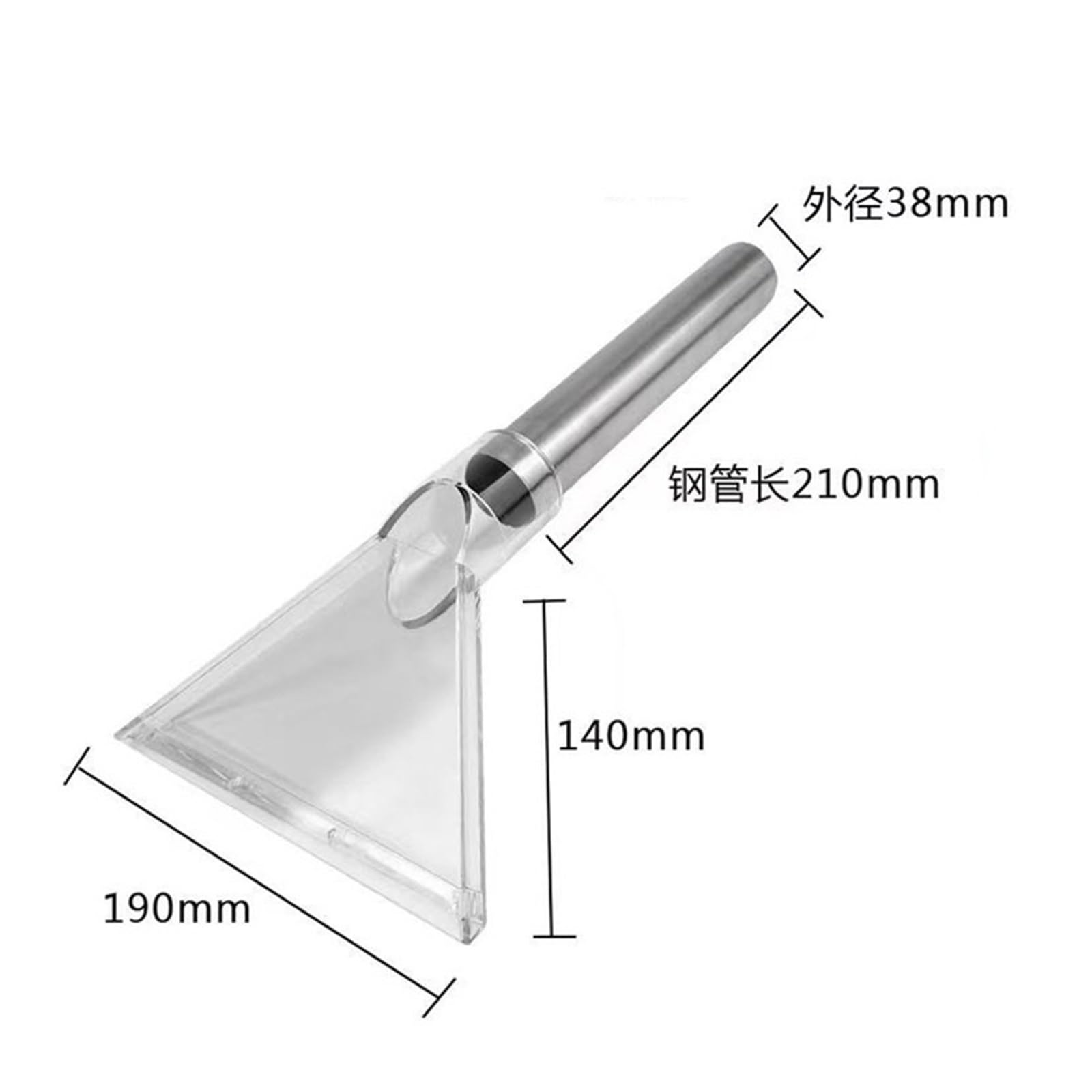 Testa Dell'aspirapolvere, Testa Di Aspirazione, Testa Di Aspirazione Dell'acqua For Tappeti, Macchina A Vapore For La Pulizia Dei Tessuti Del Divano, Accessorio Di Aspirazione Trasparente
