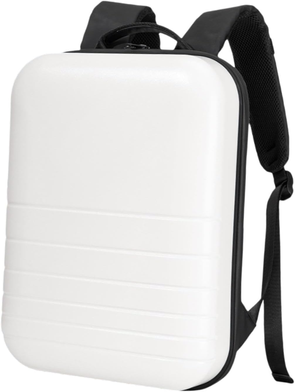 14 L Laptop Backpack Travel Backpack Carry on Backpack Waterproof Hardshell for Men Women Business Trips Electronics Mobiles, White