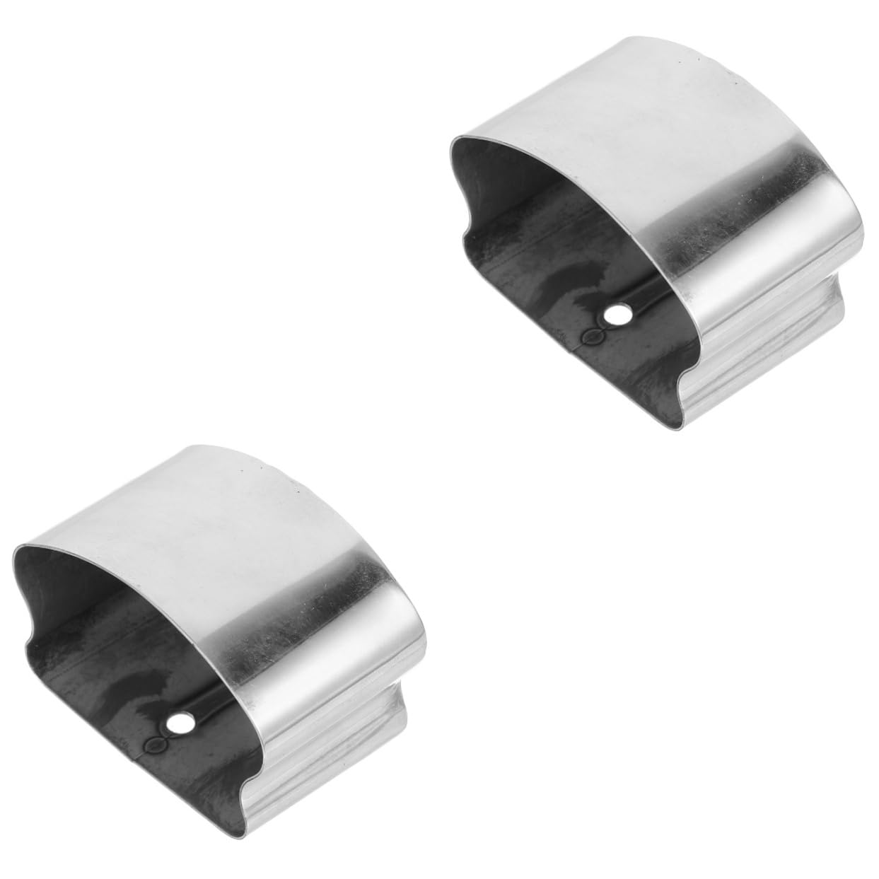 Operitacx 2pcs Horseshoe Shape Handrail End Cap Protector Durable Tube Plug Cover for Stair Banister Ends Easy DIY Installation Multiple for Secure Fit and Handrail Protection