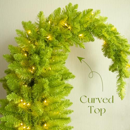 Christmas Decorations 6ft Pre-Lit Artificial Tree with Timer Remote Control | Whimsical Christmas Tree - 150 LED Lights Xmas Holiday Decor for Indoor Home Living Room Office - image 4