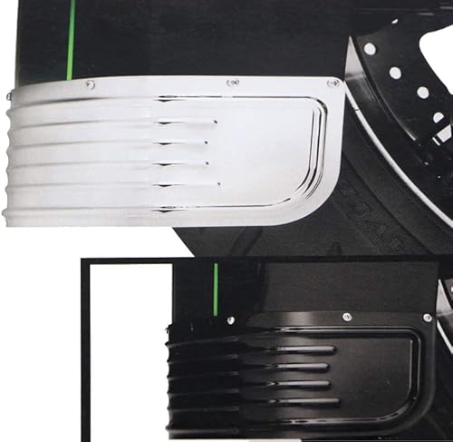 Miniatura 7 de Falda de guardabarros delantera cromada acanalada para Harley Touring Road King Electra Tri Glide FLHT FLHR Ultra Classic 1980-2013