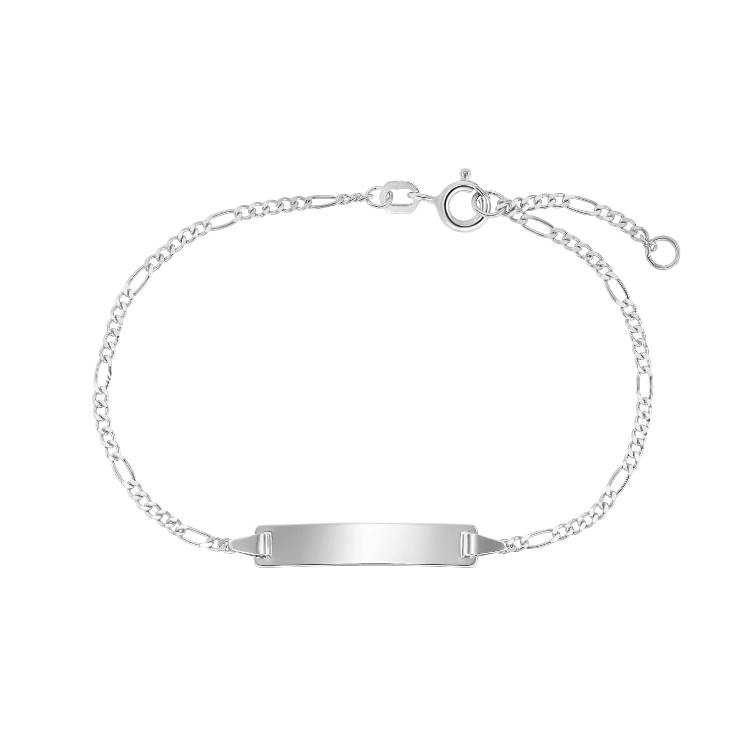Amor Identarmband 925 Sterling Silber Damen Armschmuck, 17+2 cm, Silber, Kommt in Schmuck Geschenk Box, 2016492