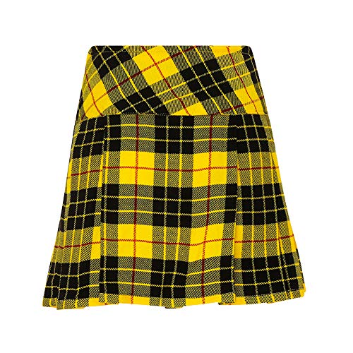 Womens 16.5 in Plaid Tartan Mini Kilt Skirt Macleod of Lewis 6 US2