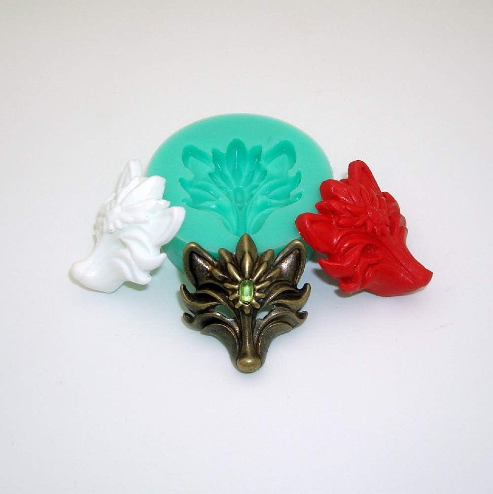 Brand Silicon Mold Flexible Silicon Mold Flexible Fox Mask, Jewelry, Resin, Scrapbooking, Polymer Clay, Jewelry Making.