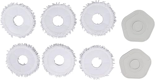 Miniatura 2 de TOPINCN Almohadillas de repuesto para fregona Dreame Bot W10 W10 Pro, almohadillas para trapeador con soporte de repuesto para fregona