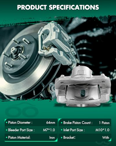 Image of SCITOO 19B3197 Front Right Disc Brake Caliper Assembly w /Bracket For Toyota For RAV4 2006-2018