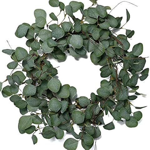 Eucalyptus Leaves Wreath for Front Door Decor Cover