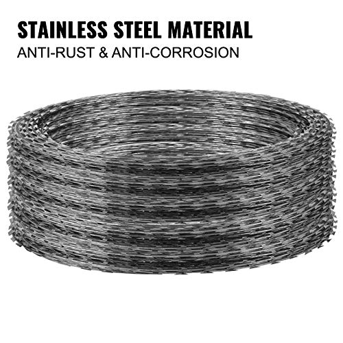 image for OrangeA Razor Wire Galvanized Barbed Wire Razor Ribbon Barbed Wire 18 