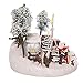Kurt Adler Battery-Operated Christmas LED Scene, 12-Inch