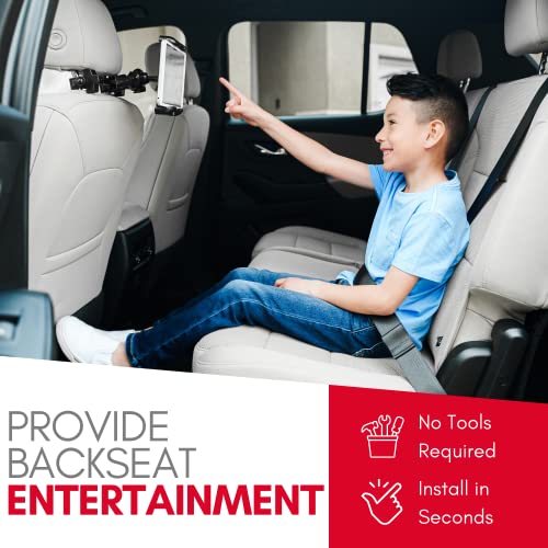 Macally HRMOUNTPROB KFZ-Halterung für Tablets und Smartphones mit Breite 11 bis 25 cm (4,5 - 10 Zoll) mit 2 verstellbaren Positionen und 360° Drehung