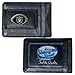 NFL Siskiyou Sports Mens Las Vegas Raiders Leather Cash & Cardholder One Size Black
