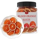 Premium Dried Blood Orange Slices,4.5Oz/128g,Dehydrated Blood Orange for Cocktails,NO Addtives & No Sugar Added.