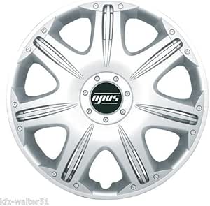 14 Pouces Cora 40544 Cosmos Ring Jeu De 4 Enjoliveurs 38,1 Cm Gris Alu Pneus Et Jantes