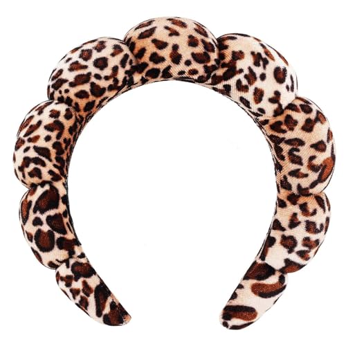 TYSSELY Spa Headbands for Washing Face Makeup Skin Care Women Bubble Facial Beauty Headbands Puffy Shower Towel Band Hairband