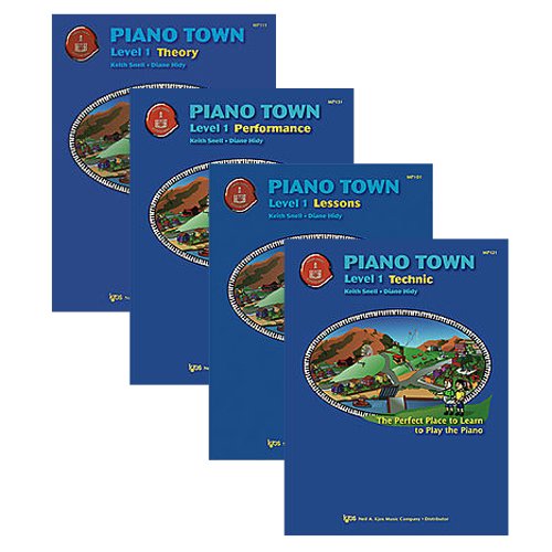 Piano Town Level 1 Learners Pack - Lesson, Theory, Performance and Technic Books      Sheet music