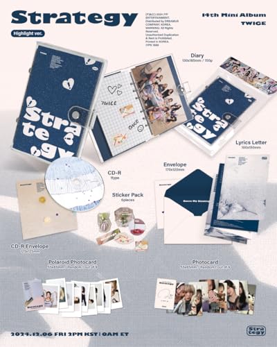 Twice Mini Album Stratégie Highlight Ver CD K-Pop