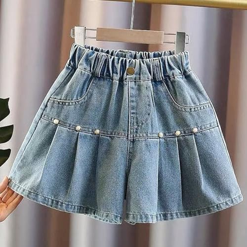Shorts en jean pour filles avec taille ajustable et denim ultra doux