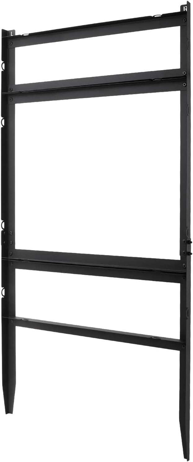 H-Frame Sign Holder, 3Pcs Sign Holder Stand, Real Estate Yard Sign Panel Stand, for Real Estate, Yard Sale, Open House Sign, Black (24.41*7.87in,24.41*18.9in, 62*24.41*7.87in)