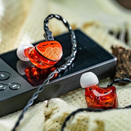Image of Linsoul TANGZU x HBB XuanNv in Ear Monitor, 2 Dynamic Driver HiFi IEM Earphones, Wired Gaming Earbuds with 3D Printed Resin Shell, Detachable 2Pin Single Crystal OFC Cable for Musician Audiophile