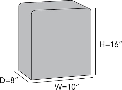 Miniatura 6 de Covermates Keepsakes - Funda rectangular para electrodomésticos, protección contra el polvo, resistente a las manchas, lavable, funda para