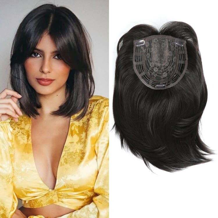 MORICHY Hair Toppers for Thinning Crown 6.5x6.5inch Large Base to Cover Gray or Hair Loss