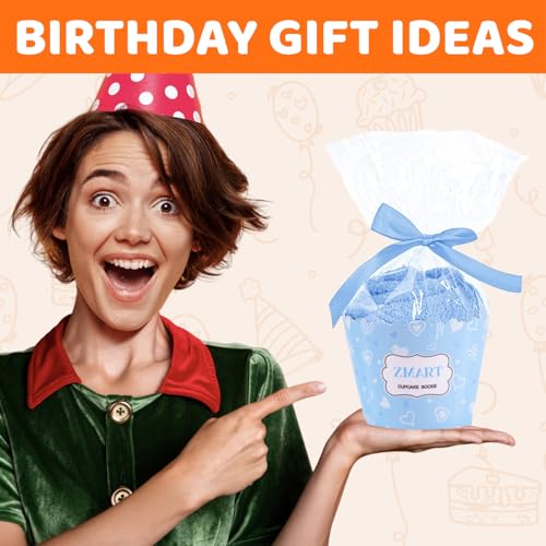 Image of HAPPYPOP Birthday Gift Ideas - Socks for 26 27 28 29 30 Year Olds Women Men