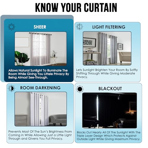 Image of Sheer Window Curtains Transparent Curtains for Window 5 Feet Curtains for Home |Floral| Brown |Polyester, Pack of 10