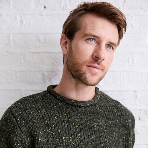 Raheen Tweed Roll Neck Mens Sweater, Donegal Tweed 100% Irish Wool, Designed in Ireland2